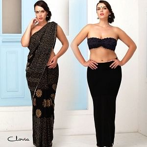 Saree Shapewear  Dress designs for stitching, Shapewear, Saree