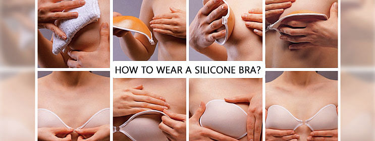 Buy DISOLVE Silicone Invisible Lift Up Bra Stick On Bra Stickers