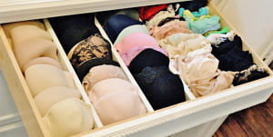 🎀 How to #Organize your bra drawer! #organizedhome #organized #drawer