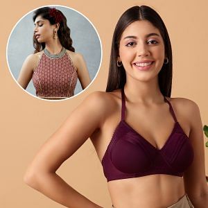 Bra For Deep Saree Blouse - Buy Bra For Deep Saree Blouse online in India