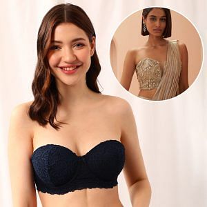 How to wear Bra for Backless Dress/Saree Blouses
