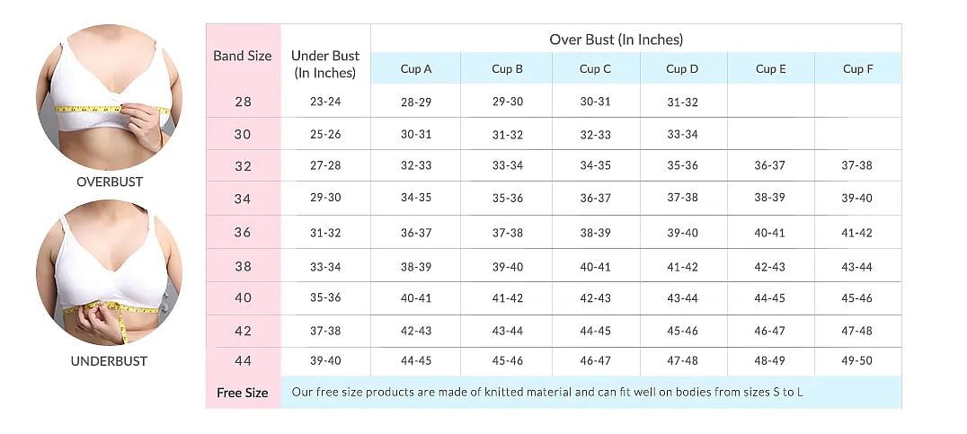 Panties Size Chart in India How to Measure Panty Size Panty