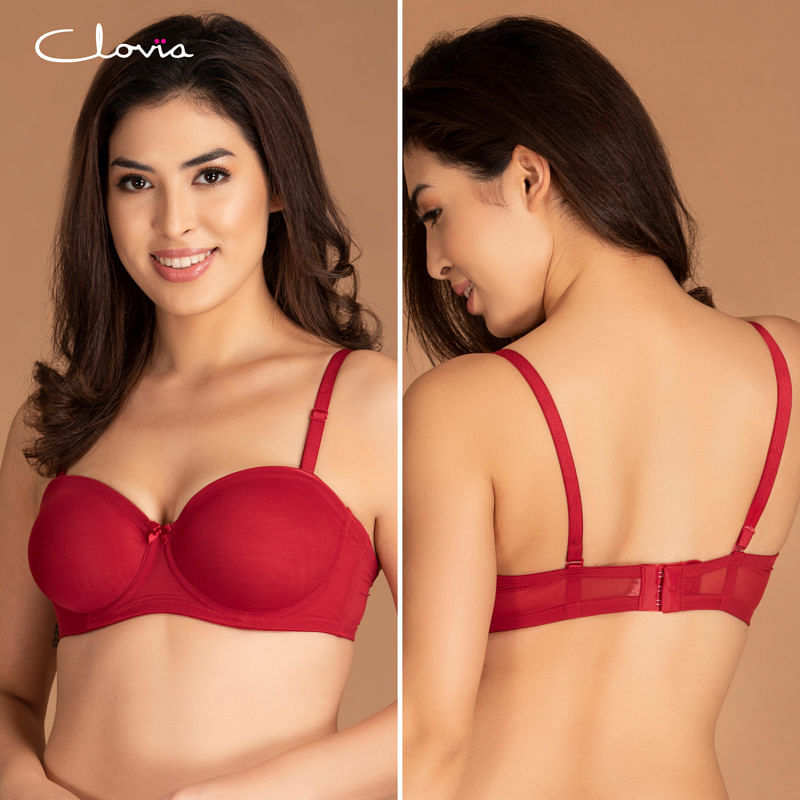 Clovia - Does your bra suffice your outfit for the festivities? Get a  strapless bra for outfits with no straps, and rock the look effortlessly.  ❤️ Search: BR2209P04 Price: ₹839