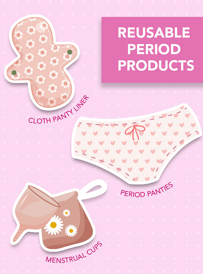 Our Period Panties are reusable, swipe to see how easy it is to wash 'em &  wear 'em again ➡ Available online only!