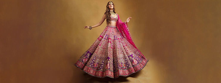 Reception Gown For Indian Bride | Punjaban Designer Boutique