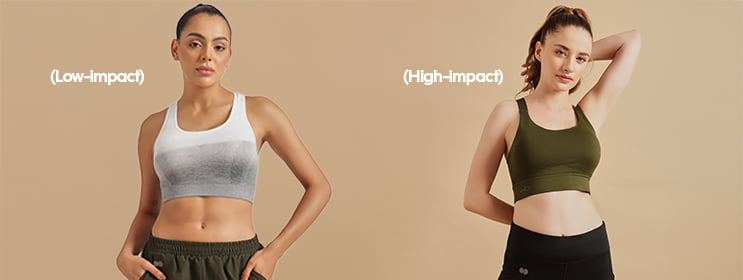What is the difference between high-impact and low-impact sports bras?